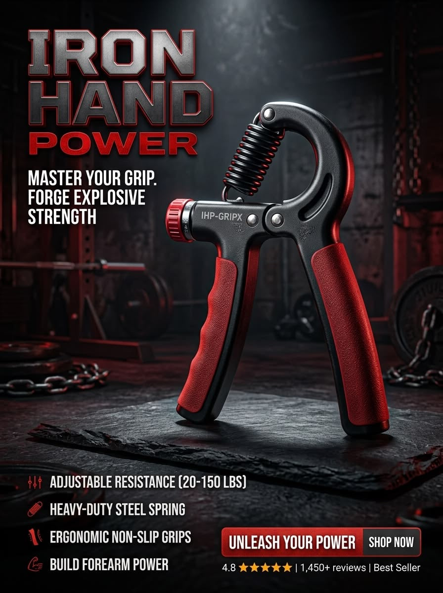 PREMIUM 5KG TO 60KG ADJUSTABLE HAND GRIPPER WITHOUT COUNTER