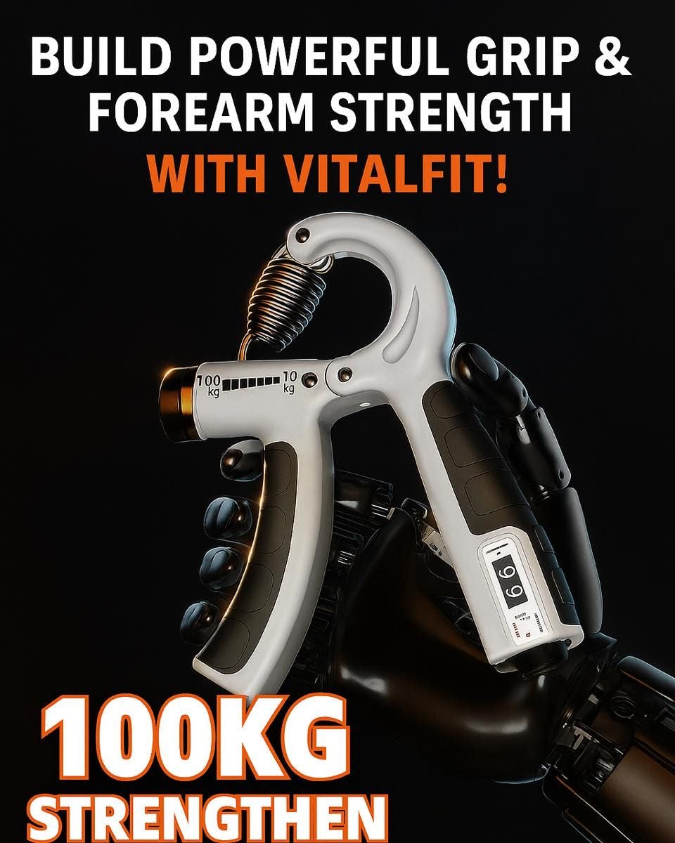 Premium 5kg to 60kg Adjustable Hand Gripper