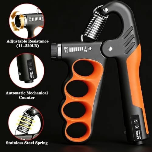5KG TO 100KG ADJUSTABLE PREMIUM HAND GRIPPER
