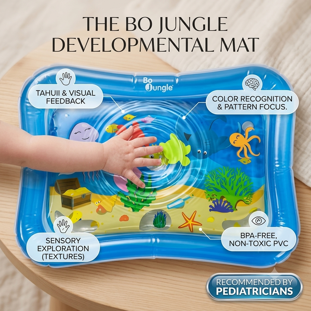 BABY WATER MATT - PERFECT TUMMY TIME IMPROVES YOUR BABY HEALTH